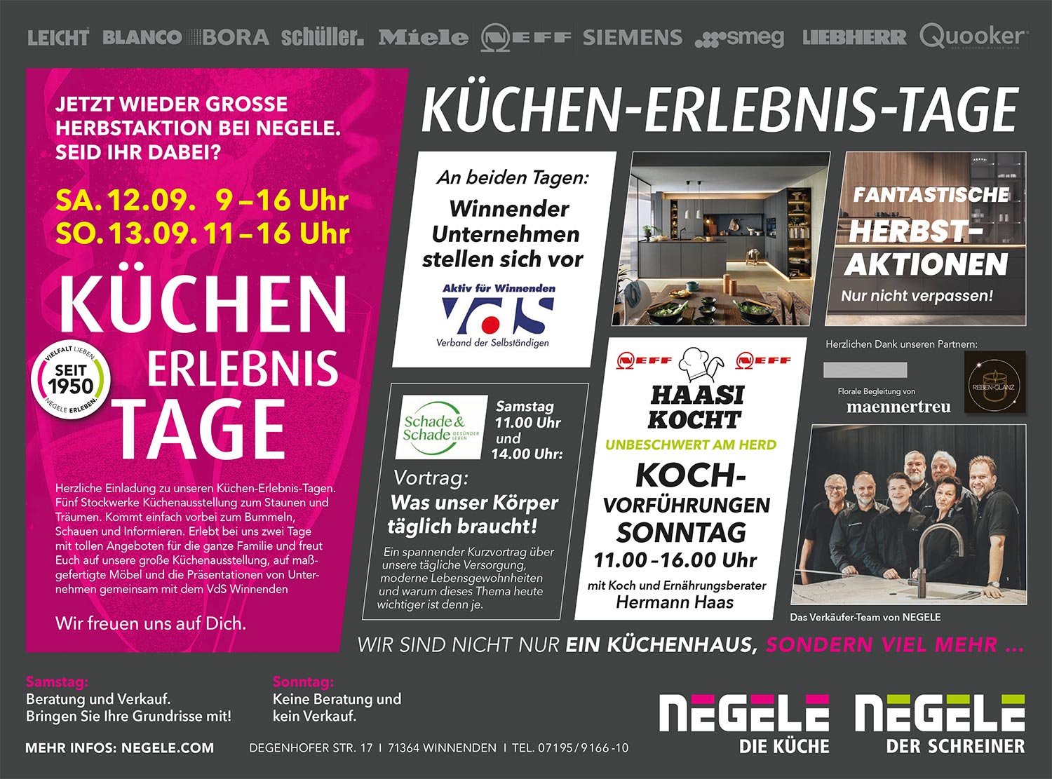 Küchen-Jubiläums-Tage